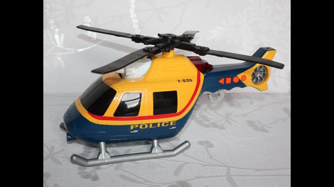 police rescue helicopter toy