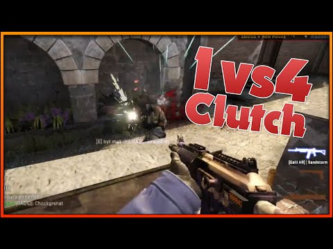 CS:GO - "1vs4 Clutch + ACE" - (Inferno) (Stream Highlight)