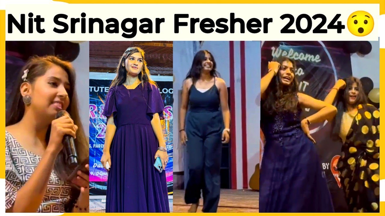 Nit Srinagar Fresher 2024 || students reaction || College vlogs || Viral video || YashNitSrinagar ||