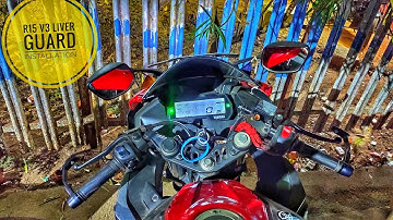 R15 V3 Lever Guard installation||R15 V3 Handel Guard Modification #R15V3modification #R15V3editing