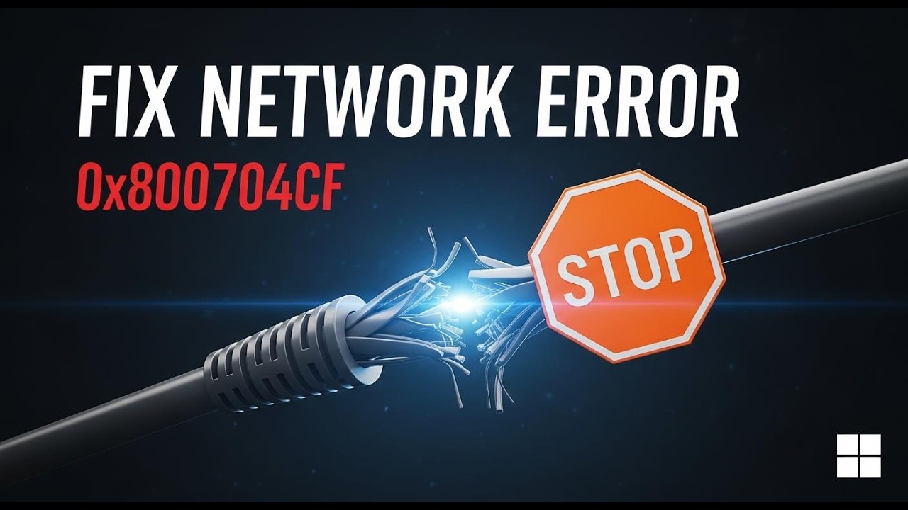 How To Fix Network Error Code 0x800704cf In Windows 11 0x800704cf ...
