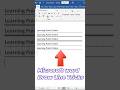 Ms word tips and tricks | ms word line draw shortcut #msword