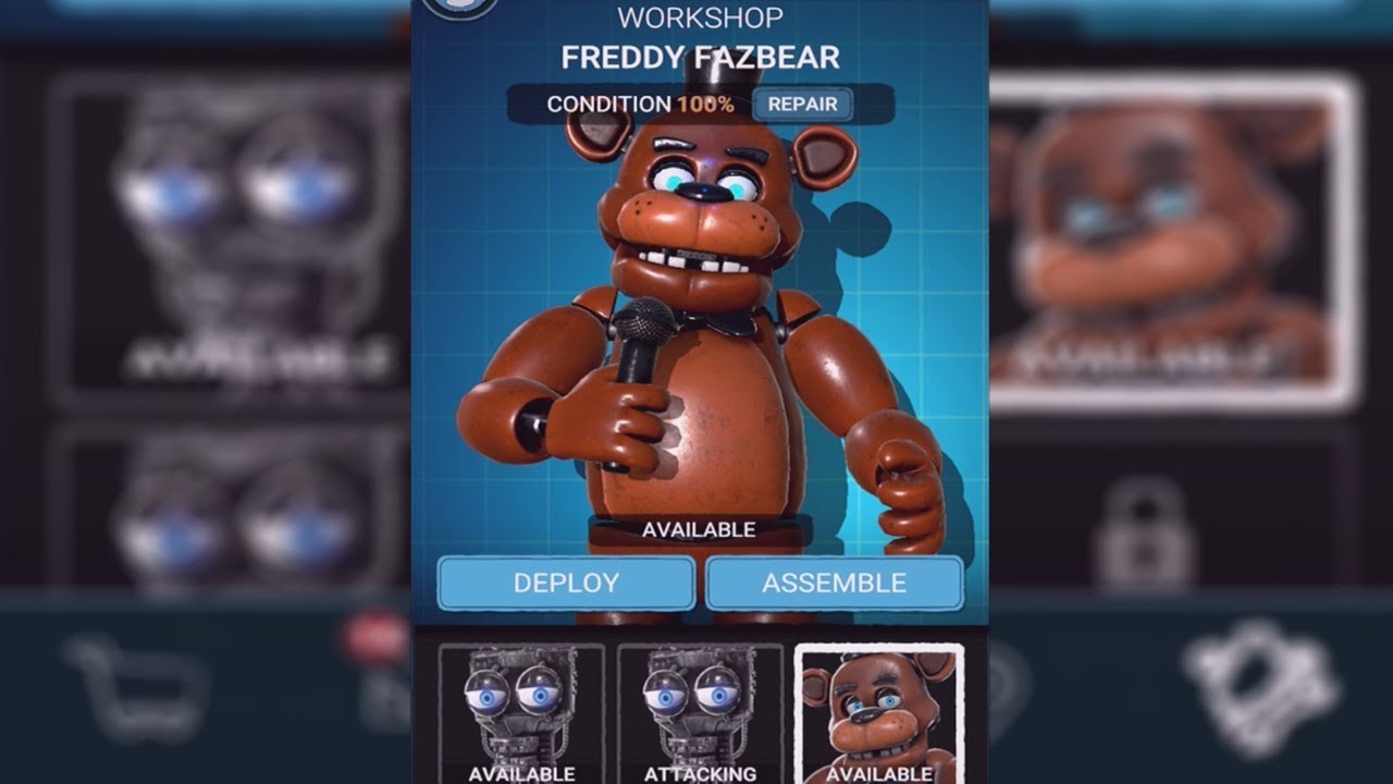 FNAF AR HOW TO CUSTOMIZE YOUR ANIMATRONIC 
