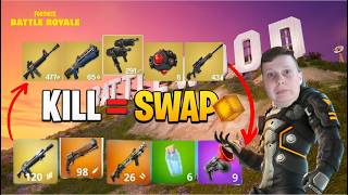 I swapped my loot after every kill...