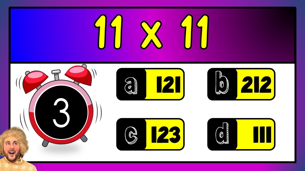 11 Times Table Quiz