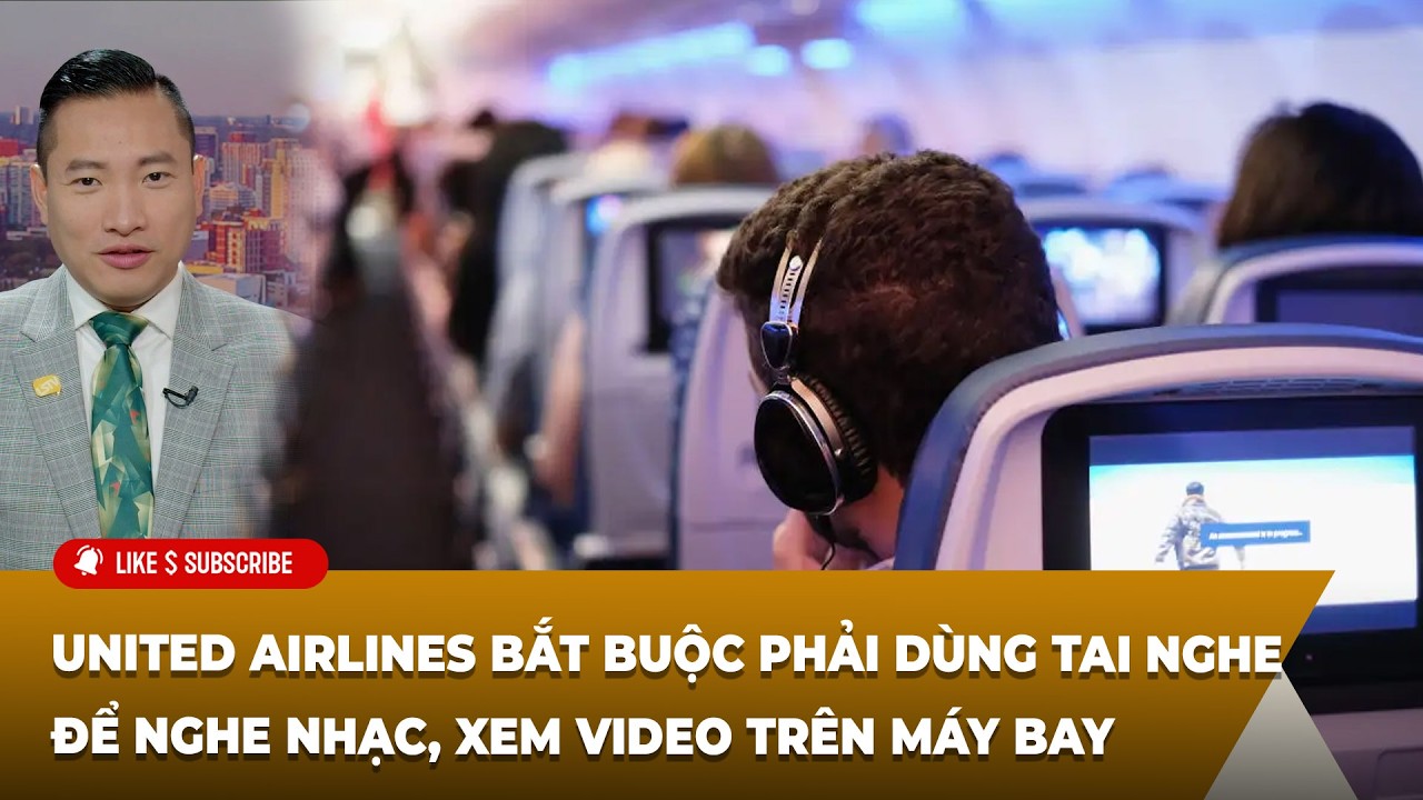 Cà Phê Sáng P1 (03-05-2026) United Airlines bắt buộc phải dùng tai nghe để xem video trên máy bay