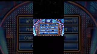 Назовите фрукт на котором подросток мог бы научится целоваться. Шоу Family Feud #familyfeud