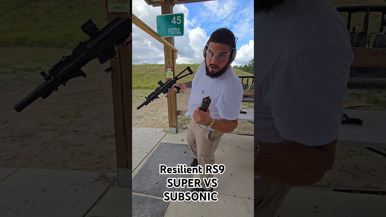 Resilience Suppressors RS9 In Both Supersonic And Subsonic It S So Quiet Best CAN Out For Pcc