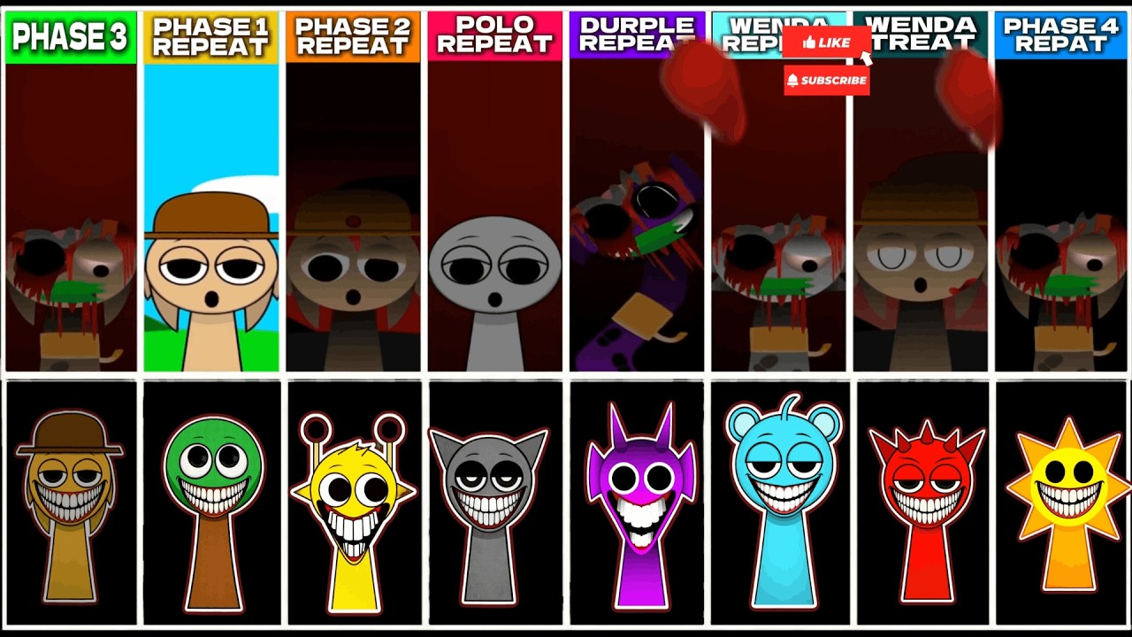 Sprunki But Phase 1, Phase 2, Polo And Durple REPEAT After PHASE 3