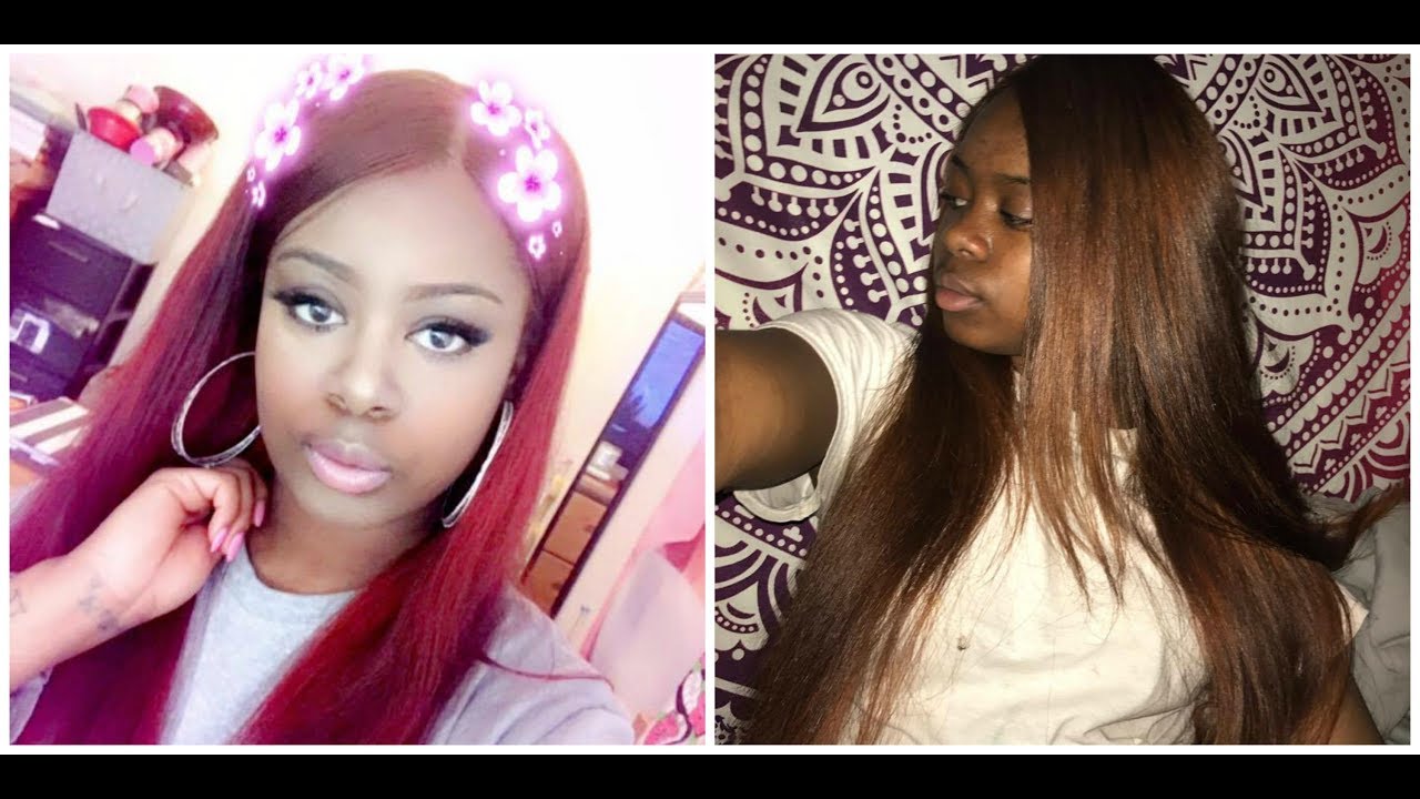 REMOVE RED DYE FROM YOUR WEAVE EASILY NO BLEACH Queenie Bravo YouTube