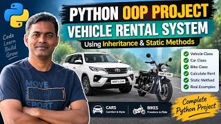 27. Learn Python OOPS by Building a Vehicle Rental System 🚗🏍️