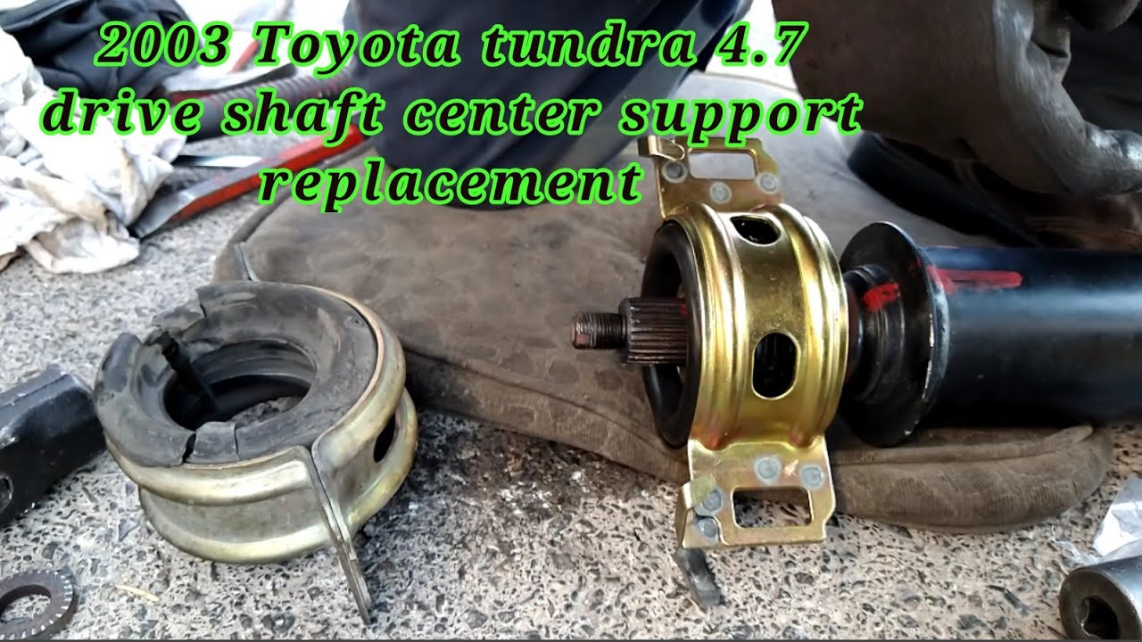 03 Toyota tundra como cambiar el soporte central del eje de transmisión