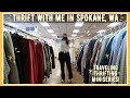 Thrift With Me! The *BEST* vintage finds in Spokane!! (travel thrifting miniseries 3)