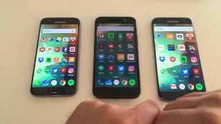 Samsung Galaxy S7 And S7 Edge Vs Htc 10