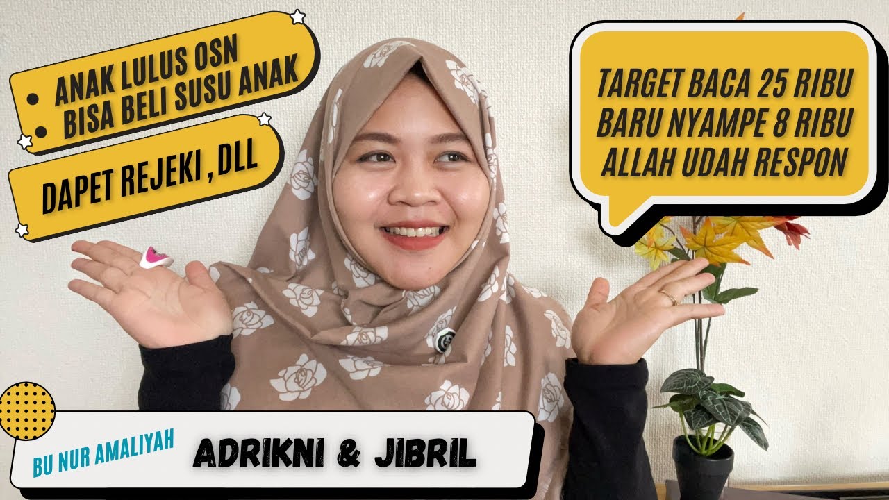 25.000 JIBRIL TARGETNYA TAPI DI ANGKA 8.000 ALLAH UDAH RESPON BU NUR AMALIYAH 🥰