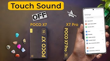 Poco X7 / X7 Pro: How to OFF Touch Vibration ⚡ Poco X7 me Vibration & Sound Kaise Set Kare