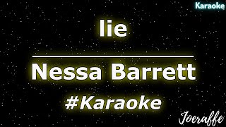 Nessa Barrett - lie (Karaoke)