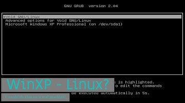 Dualbooting Windows XP with GNU/Linux