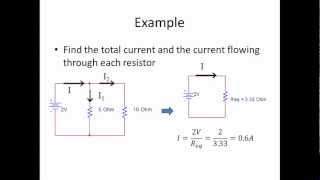 Ohm's Law, Series and parallel resistors
