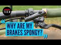 Why Do My Mountain Bike Disc Brakes Feel Spongy? | #AskGMBNTech