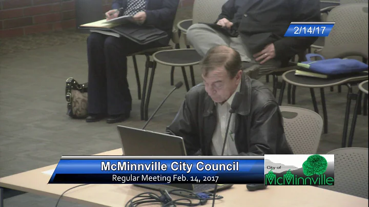 McMinnville City Council 2-14-2017