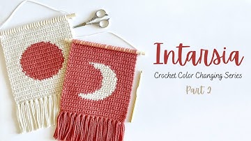 Intarsia Crochet Color Changing Method | Crochet Color Changing Series | Part 2 | Love & Stitch