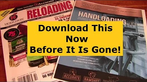 Hodgdon 2022 Reloading Manual and Save Old Reloadi...