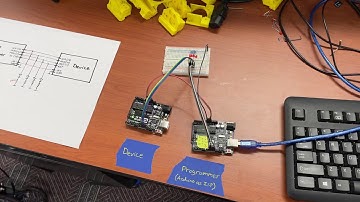 Low effort video: Add status LEDs to ICSP programming wires