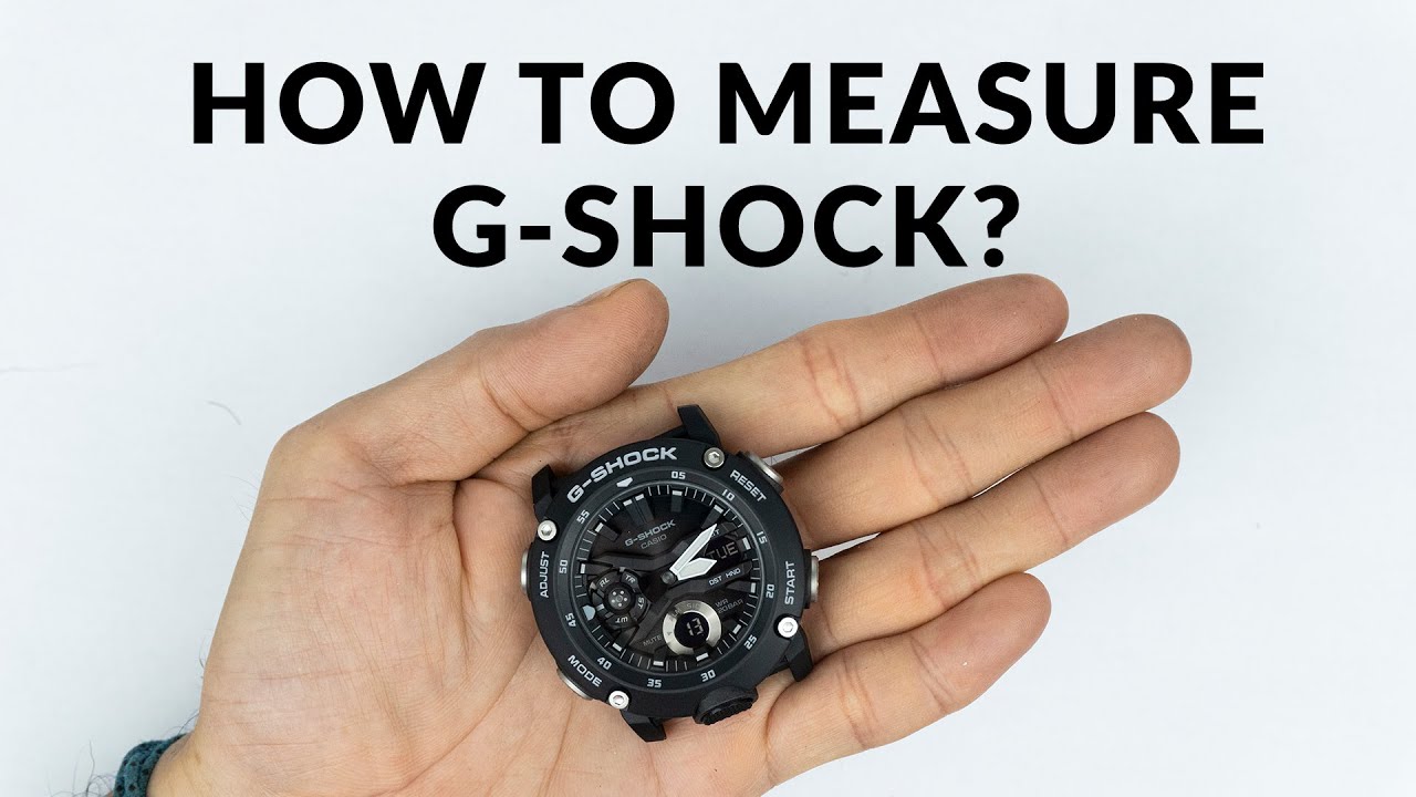 Casio G-Shock | How to measure the dimensions? - YouTube