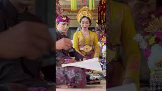 Prosesi pengesahan pernikahan adat di Bali #pernikahanbali #menikah #adatbali