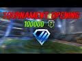 Rocket League Season 1 Tournament Cup Opening | 100k Tournament Credits Worth