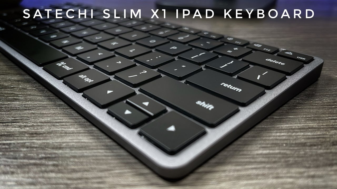 Satechi Slim X1 Bluetooth Backlit Keyboard & Stand for iPad or Mac