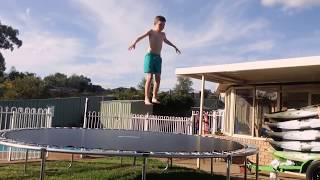 My first backflip 360