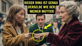 Armes Mädchen sagte zur Millionärin: „Meine Mama hat den gleichen Ring!“ –und sie brach in Tränen...