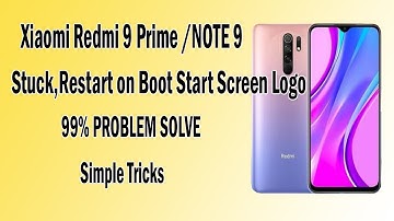 redmi 9 prime logo after power off problem solution