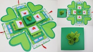How to Make DIY Paper Explosion Box - Exploding Surprise Gift Box for Beginners Making Gift Ideas