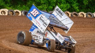 @TannerHolmes with an amazing run in the Marvin Smith Memorial at Cottage Grove Speedway 5/26/24