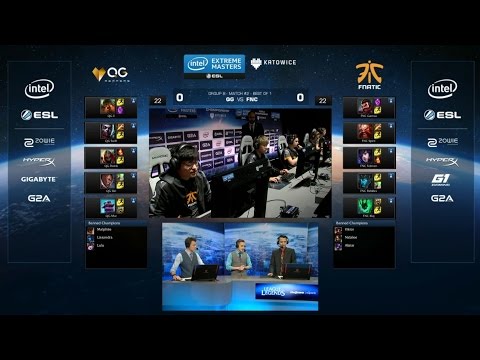 QG vs FNC Highlights - QIAO GU REAPERS vs FNATIC - IEM KATOWICE 2016 Group B