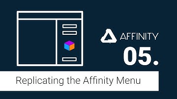 05. Offcanvas Replicating the Affinity website menu.