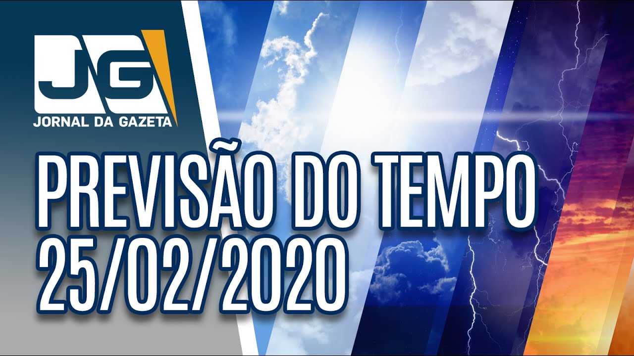 Previsão do Tempo – 25/02/2020