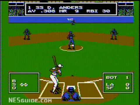 Roger Clemens' MVP Baseball - NES Gameplay