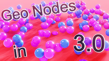 How to make Bouncing Balls in Blender 3.0 (Geometrynodes)
