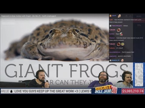 Simon, Lewis and Turps Reacts to Epic Jaffa Time and Earth Unplugged with Twitch Chat
