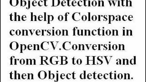 Blob Detection in OpenCV