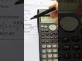 Cara menekan kalkulator untuk mengira jumlah simpanan (faedah kompaun)