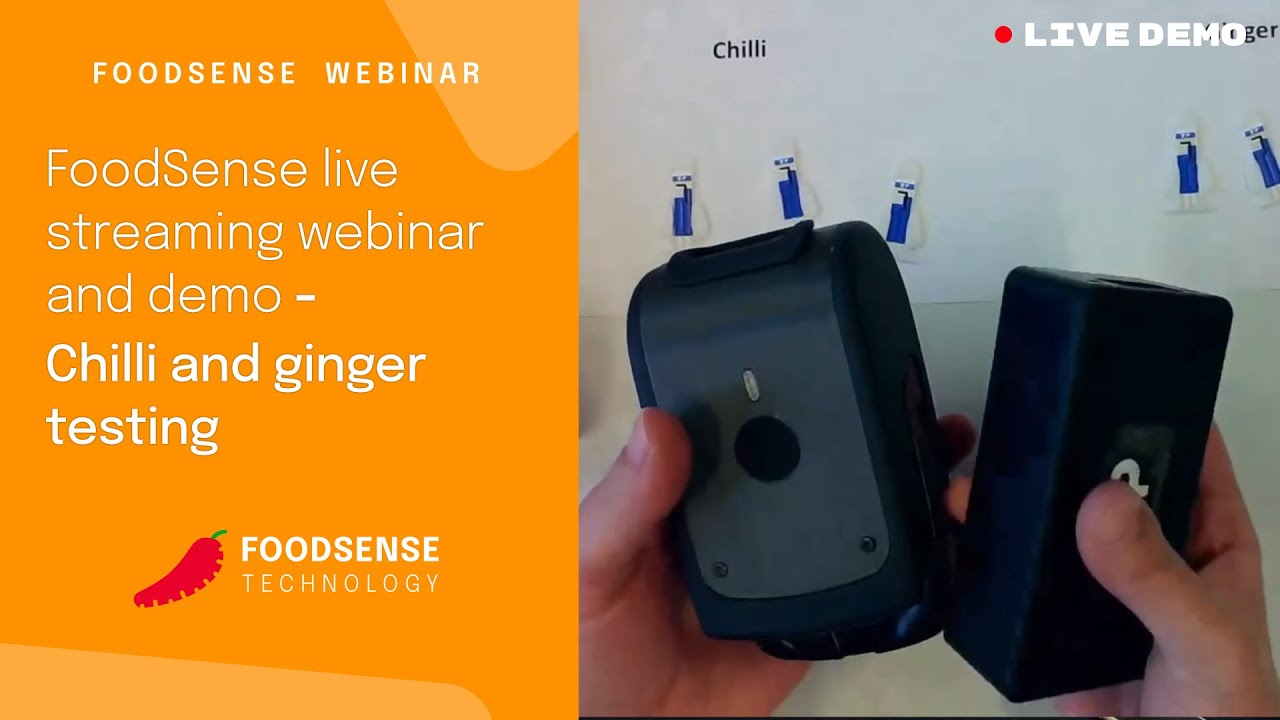 Ginger Test Chilli and ginger testing - live streaming webinar and demo - YouTube