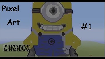 Minecraft | Pixel Art Tutorial  #1 | The Minion  | by Diamond