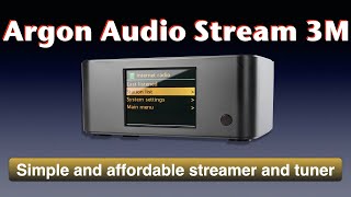 Argon Audio Stream 3M, streamer with DAB+ and FM - YouTube