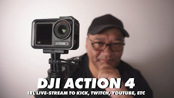 DJi Action 4: IRL Live-stream to Kick, Twitch, YouTube