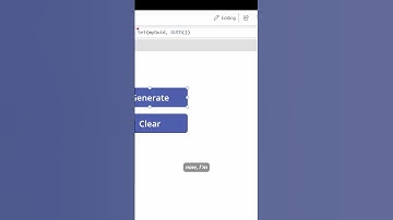 How to create dynamically GUID in a Power App